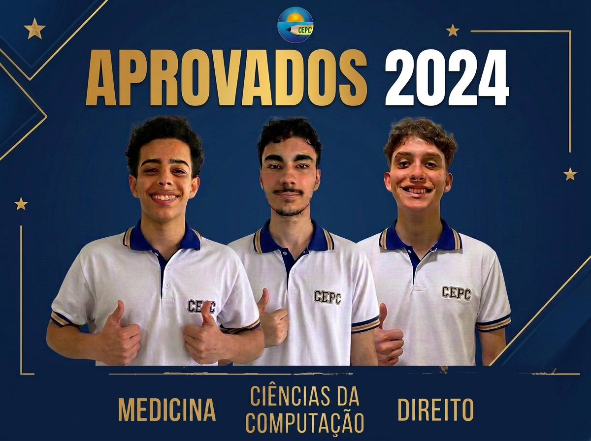 Aprovados nas melhores universidades.